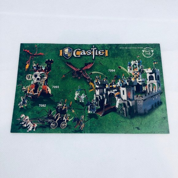 Lego Castle 7091 Knights' Catapult Defense - Instruction Booklet Only - Picture 2 of 3